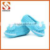 Latest Design Newborn Crochet Baby Girls Shoes thumbnail-2