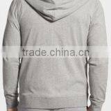 High Quality Sporty Hooded Pajama Top For Men With Zip Front thumbnail-3