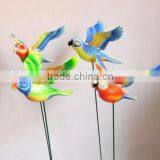 6 Inch Parrot Plastic Flower Decorative Garden Stakes thumbnail-1