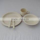 Eco-friendly Bamboo Fiber Kids Dinner Sets thumbnail-3
