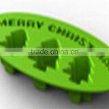 DIY 100% Food Grade Chistmas Tree Shape Making Silicone Ice Cube Tray thumbnail-1