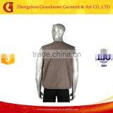 Hot Sale OEM Custom-made Multi Pocket Men Fishing Vest thumbnail-2