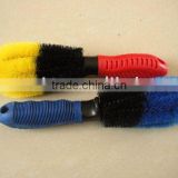 Tire brush used for car cleaning,plastic wheel brush