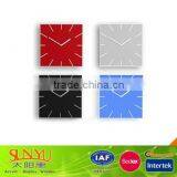 Aquare acrylic wall clock