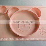 Custom BPA Free Baby Feeding and Kids Dinner Frog Shaped Silicone Placemat thumbnail-5