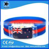 LED Flashing Flag Bracelet With Swtich Control