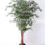 Artificial Olive Tree With Trunks Twist Together Potted in Planter