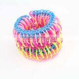 Colorful DIY Rubber Band Knit Bracelet&bangle Wirst Wear for Fashion Girls