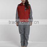 High Quality Softshell Woman Fleece Tech Jacket Red Color thumbnail-1