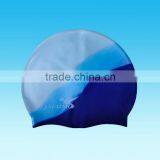 Fashionable Customized Silicone Rubber Waterproof Mesh Unique Kid Swimming Caps thumbnail-1