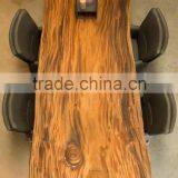 Exclusive Solid Wood Dining Tables, Suar-wood Tree Trunk Tables thumbnail-1