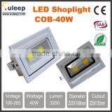 20W-30W-40W-50W LED Squaredownlight, LED Retangle Downlight, Led Shoplight,ceiling Downlight With Frosted Glass/anti-dazzle pc thumbnail-2