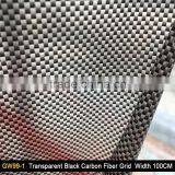 Transparent Black Carbon Fiber Grid Water Transfer Printing Film/Equipment Hydro Graphics Film WIDTH 100CM GW99-1 Quality Choice