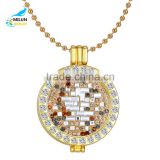 2016 Fashion interchangeable coin pendant necklace jewelry