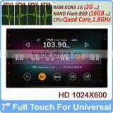 Ownice 7" Quad Core 1.6GHz Android 4.4.2 Car Radio 2 Din Gps Full Touch Support Glonass TPMS thumbnail-1