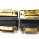 90 Degree DVI24+5 Male to Female Adapter