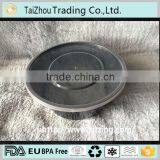 8-pck 650ml Black Plastic Microwaveable & Freezer Compartment Disposable Food Container With Clear Lid thumbnail-2