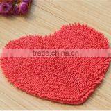 Heart Shape Chennile Washable Rugs thumbnail-2