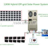 12KW Hybrid Off Grid Solar Power System (PWM Control)