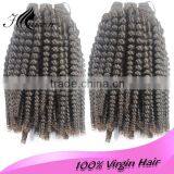 100% Unprocessed Virgin Cambodian Kinky Curly Hair Weaves thumbnail-3