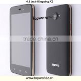 Original kingsing K2 with MTK6572 dual core 1.3GHz IPS Capacitive Screen 512MB+4GB Dual Sim 3G GPS Android 4.2