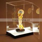 Clear Acrylic Plastic Doll Box With Led Light for Packing