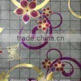 Newest Hot Sales Transparent Crystal Page Tablecloth With Floral Pattern Vinyl Straight/lace Edge thumbnail-5