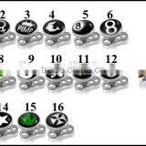 Steel Logo Top Dermal Anchors Body Piercing thumbnail-1