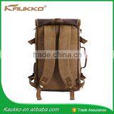 Kaukko Wholesale Canvas Brown Travel Duffel Bag for Sale FH05 thumbnail-4