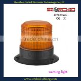 hot sale pc lens plastic base 12v 24v amber forklift led beacon