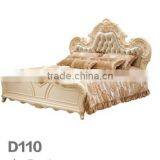 2016 Luxury and Elegant Antique Bedroom Sets and French Style Solid Wood Double Bed thumbnail-2