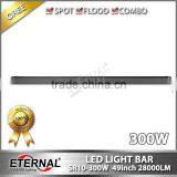 300W 49" UTV ATV off Road Wrangler Rubicon 4WD Truck Trailer Vehicles Led Light Bar High Brightness Driving Lamp thumbnail-1