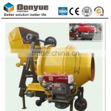 12 HP NEW 350l manual diesel trailer concrete pump with mixer hot selling in Africa