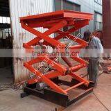 Hydraulic Stationary Scissor Goods Lifter For Warehouse Working thumbnail-4