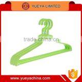 Wholesale Products China Pure Color Anti-slip Plastic Laundry Clother Hanger, Package of 3pcs-green thumbnail-1