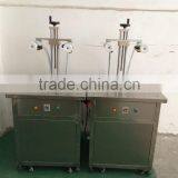 Bottle Washing Plant Semi-Automatic Double Heads Glass Bottle Air Rinsing Machine thumbnail-1