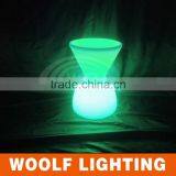 Outdoor Decorative Remote Color Changing LED Illuminated Drum Chair