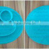 Wholesale Custom Non-Stick Silicone Plate for Kids Tableware Silicone Kid Placemat thumbnail-1