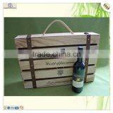 Wholesale Colored Divider Bottle Wine Wood Gift Boxes thumbnail-4
