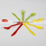 Party use disposable plastic cutlery spoon fork knife set