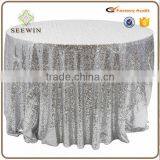 Colourful Round Sequin Elegant Wedding 100% Polyester Sequin Table Overlay thumbnail-4