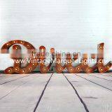 Shop Front Vintage Metal Lighting LED Letters Waterproof and Long Working Life thumbnail-2