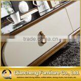 Modern Marble Top Wood TV Stand thumbnail-3