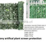 Artifical big leaves plant screen protection hang journal of Optics dark C03 for home garden balcony decro from Este