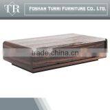 French Modern Handmade Marble Wooden Center Table thumbnail-3