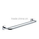 OEM FOR KOHLER MANUFACTURER LUXURY BATHROOM WARE STAINLESS STEEL AND ZINC ALLOY DOUBLE TOWEL BAR CHROME PLATING thumbnail-1