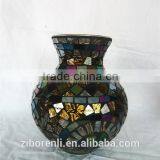 Egypt Style Mirrored Mosaic Antique Murano Vases thumbnail-3