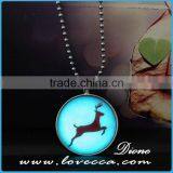 Christmas Glowing Necklace Santa Deer Necklace thumbnail-1