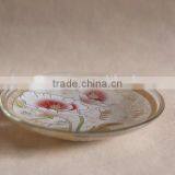 Patterned Glass Plate/Glass Dinner Plates/wholesale Clear Glass Plates thumbnail-3