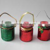 Nice Luxury Electroplating Glass Jar for Christmas With Hanging Handle thumbnail-3